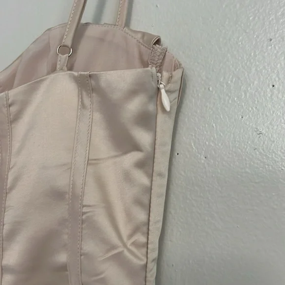 Princess Polly Spotlight Mini Dress in Champagne - Picture 7 of 11